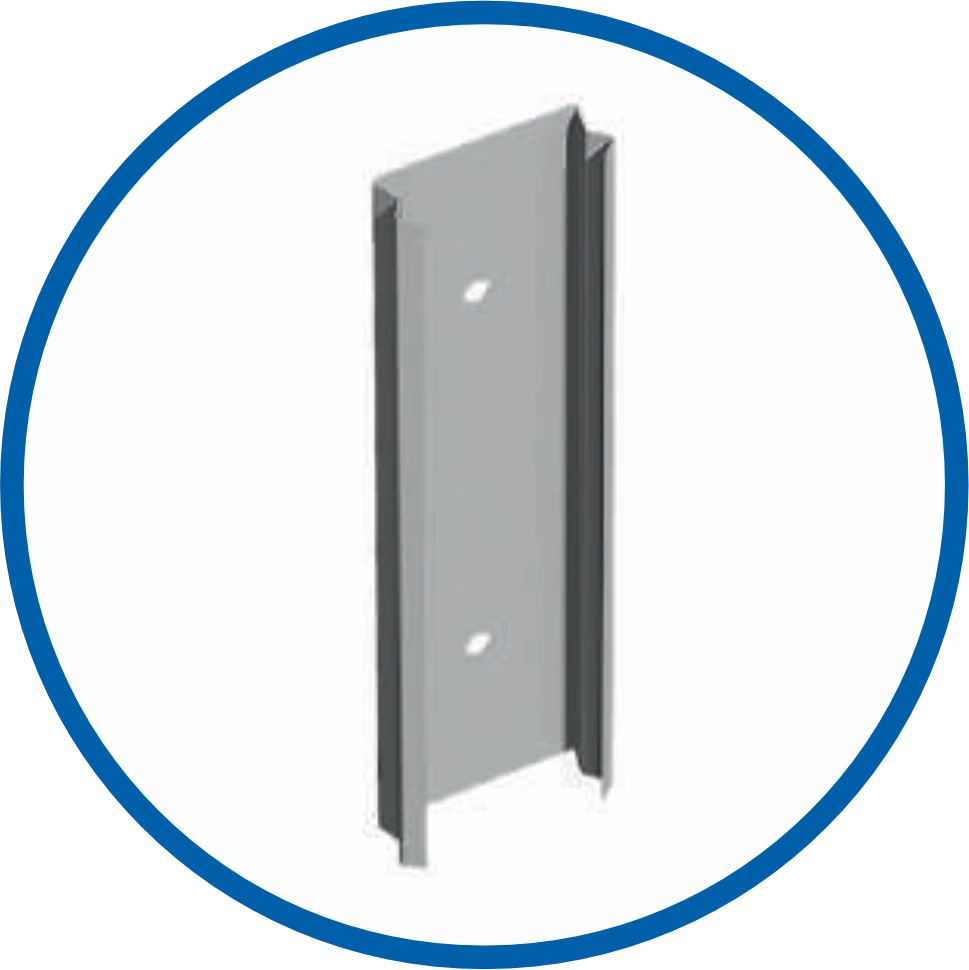 Защелка фасадная оцинкованная 14/26/35